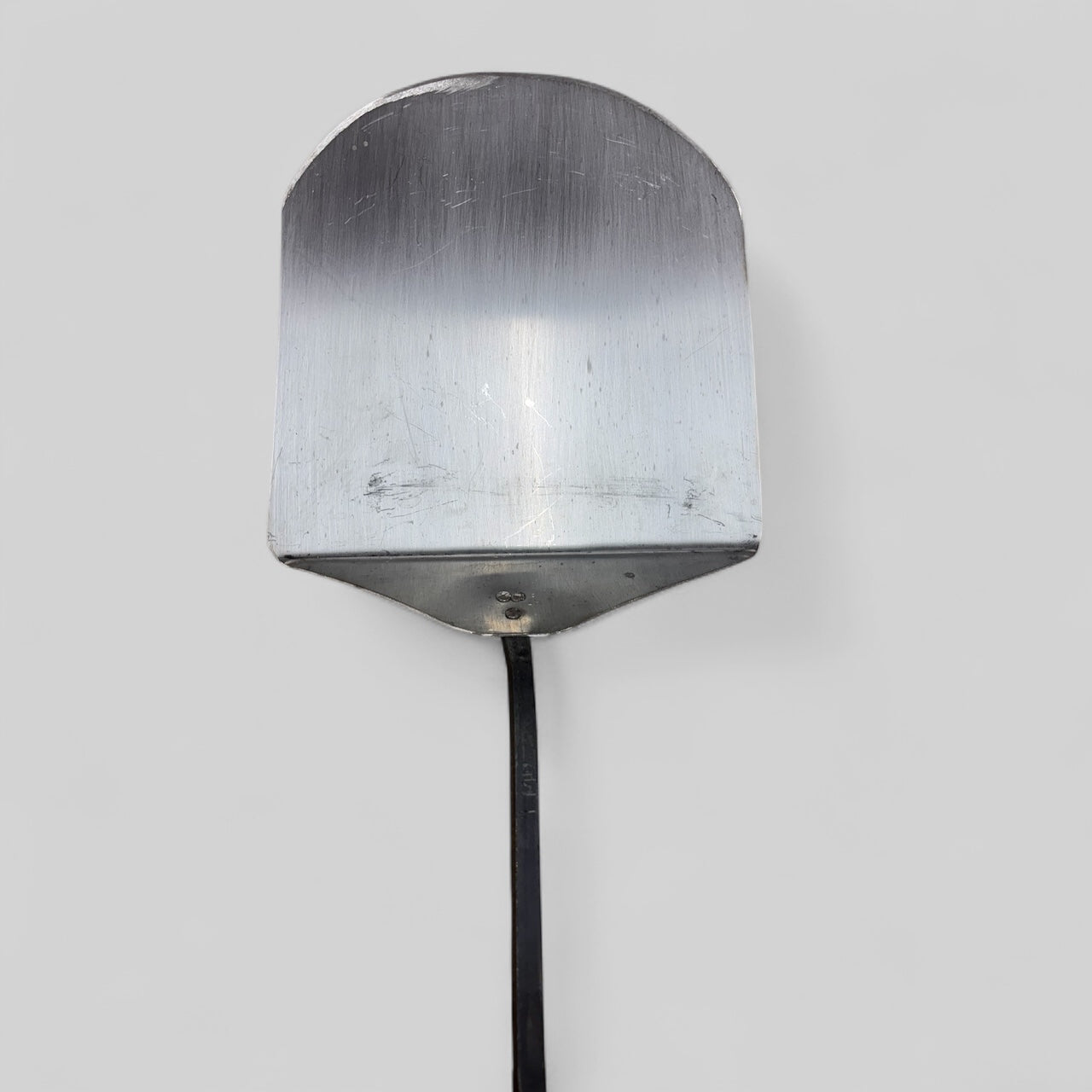 Hand-Forged Iron Pizza Spatula – 30.5” Length with 9x9” Flat Head