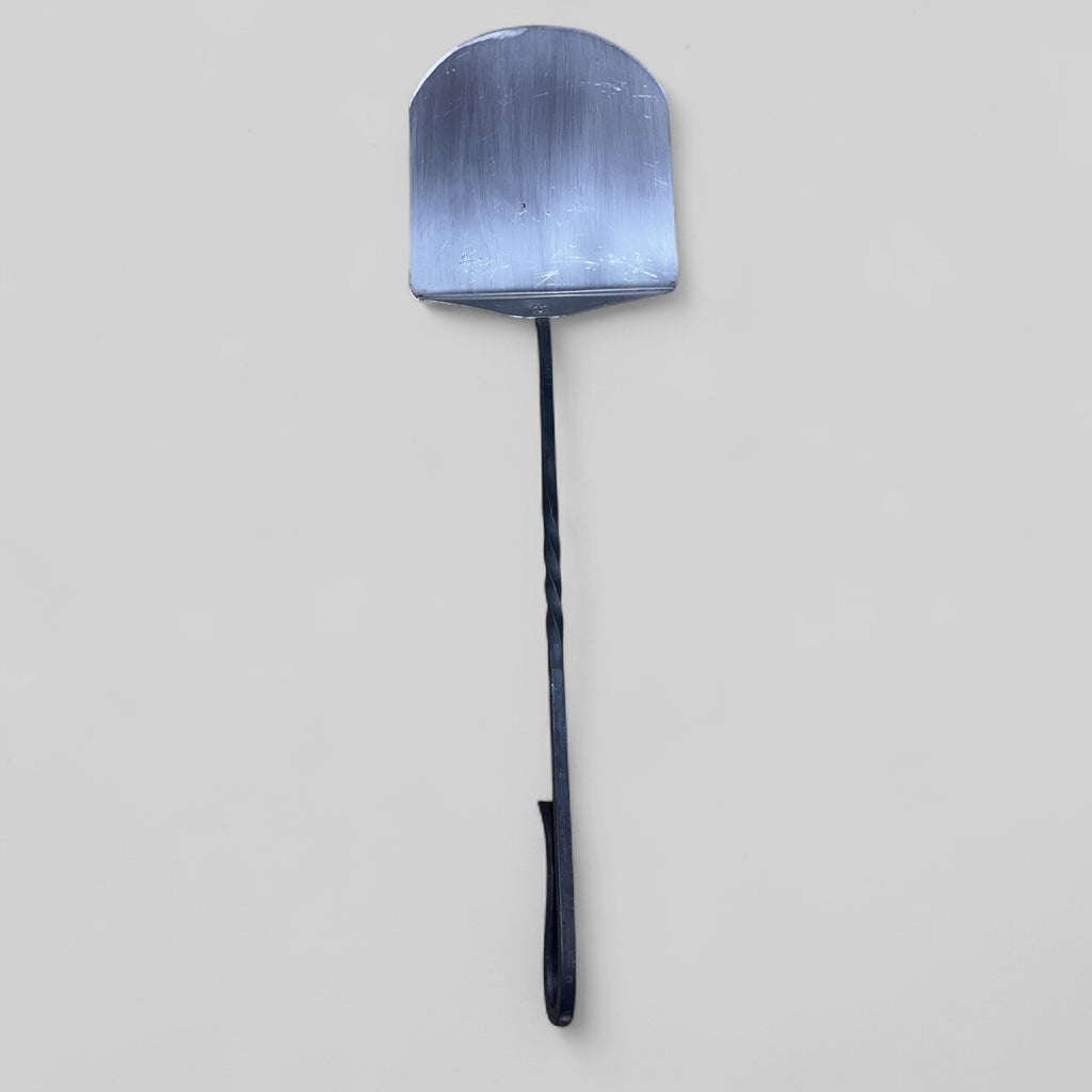 Hand-Forged Iron Pizza Spatula – 30.5” Length with 9x9” Flat Head